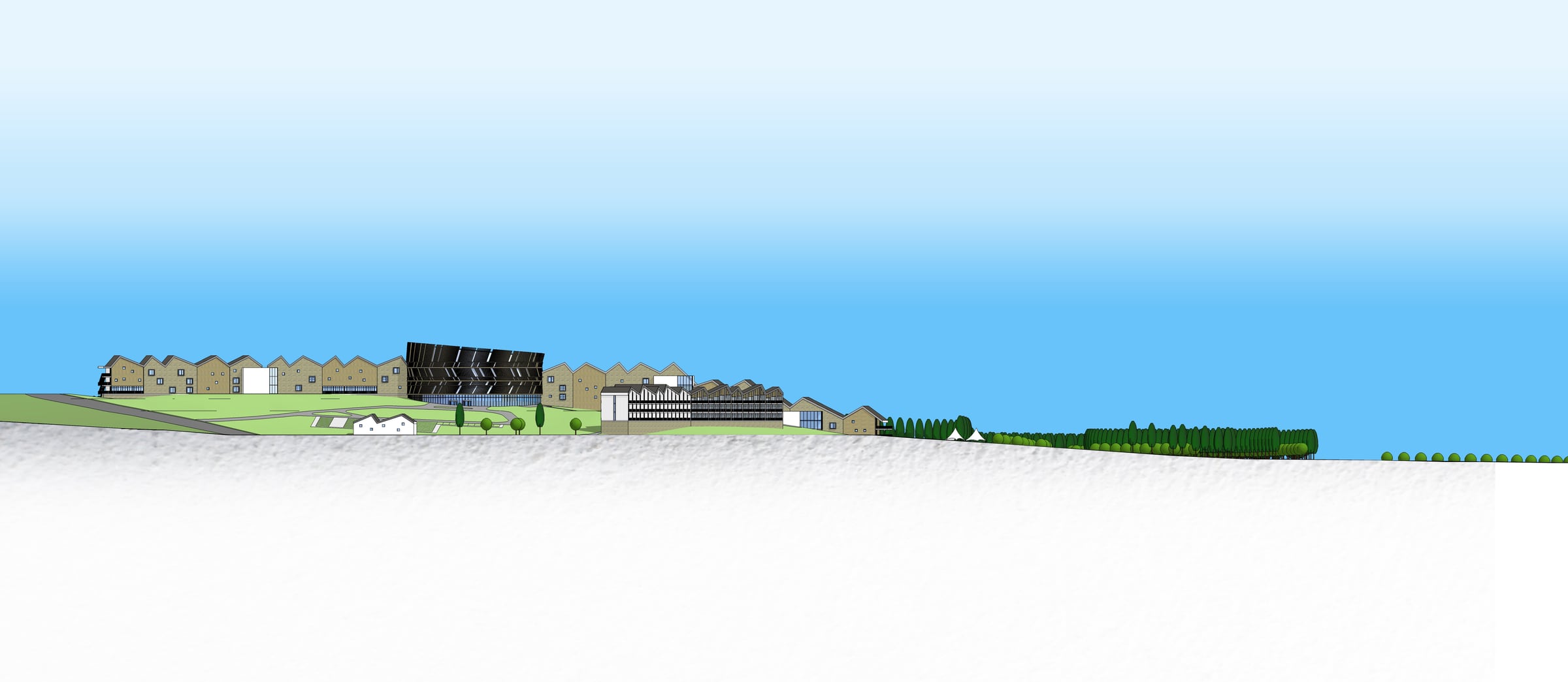 West elevation of the Kangaroo Island hotel