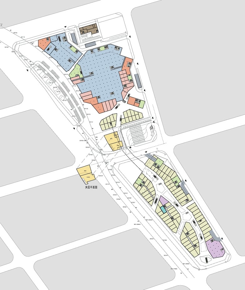 Masterplan for the two Liuhang development plots