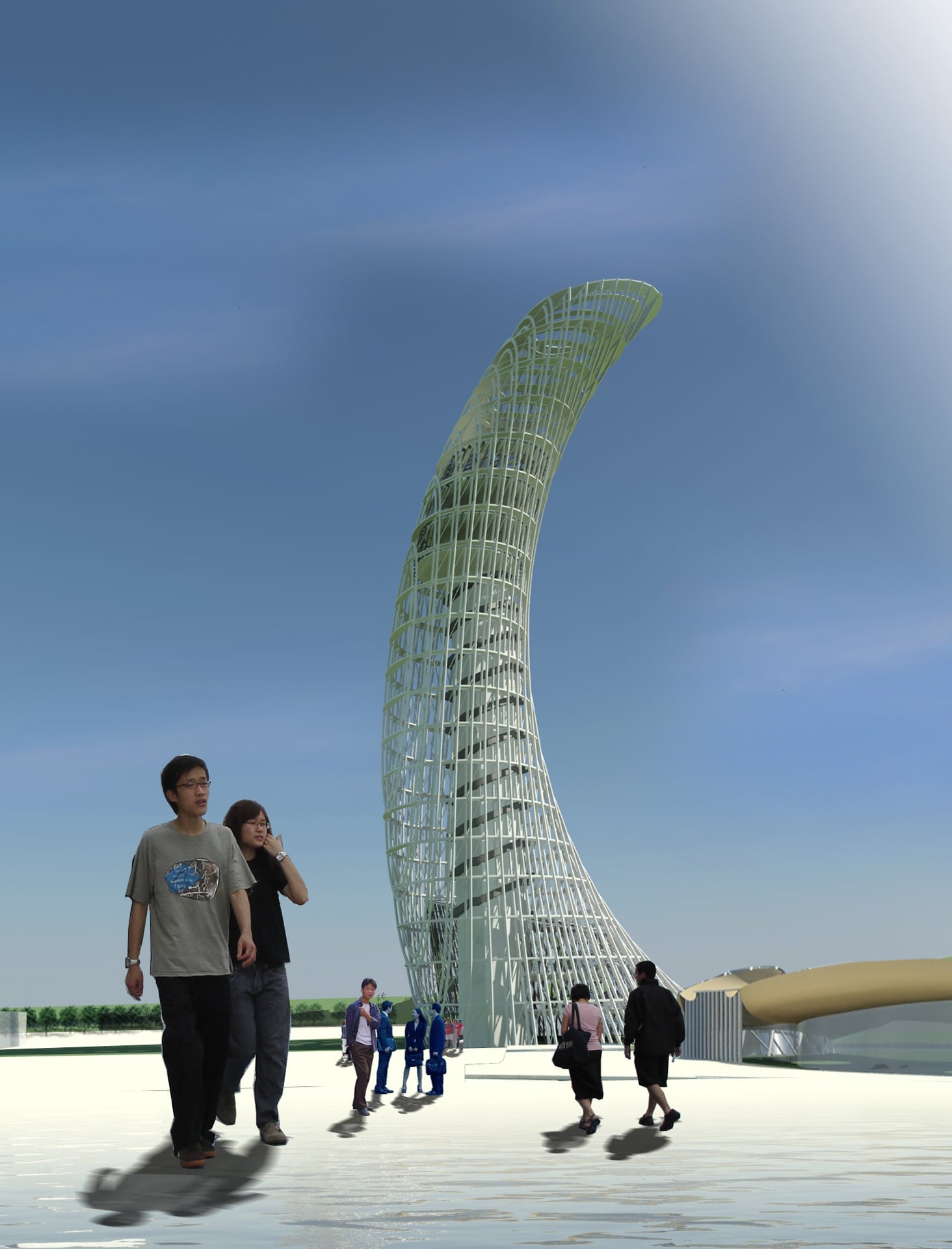 Concept rendering of the Shenzhen Bay sightseeing tower